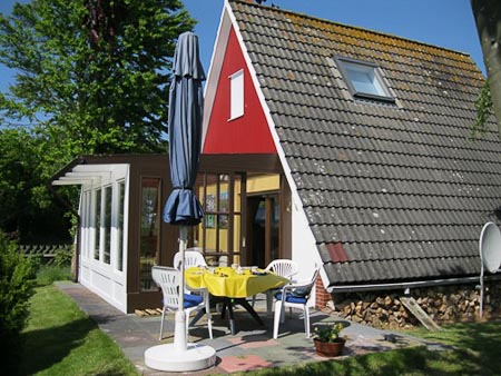 Ferienhaus „Harlekieker“ - Terrasse